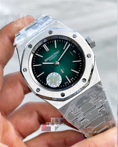 audemars piguet jumbo extra thin green